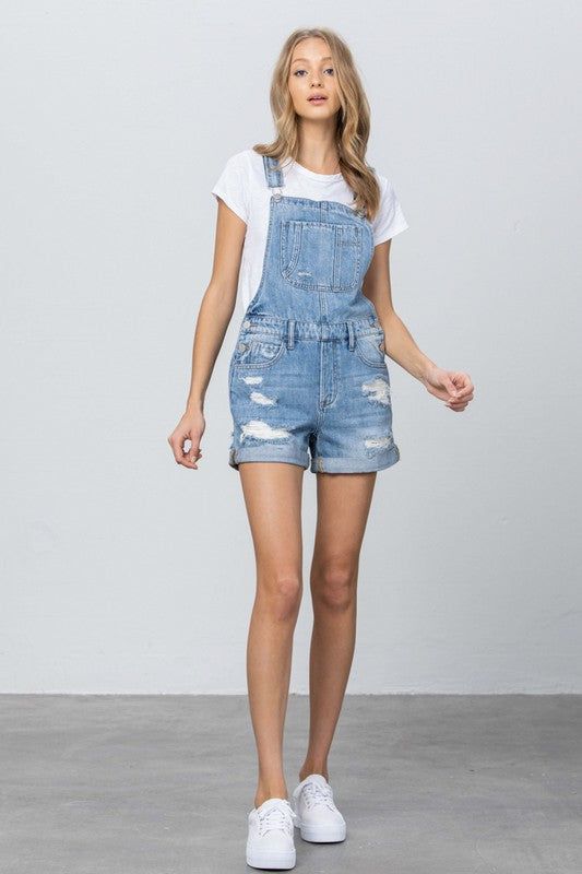 Insane Gene High Rise Shortall Overall us.meeeshop - 