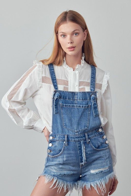 Insane Gene High Rise Shortalls us.meeeshop - 