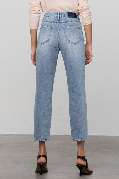 Insane Gene High Rise Straight Jeans us.meeeshop - 