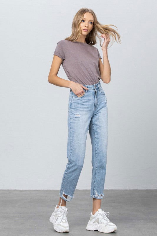 Insane Gene High Rise Tapered Jeans us.meeeshop - 