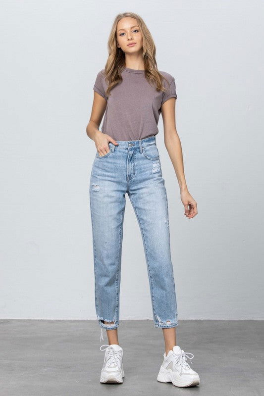 Insane Gene High Rise Tapered Jeans us.meeeshop - Pants