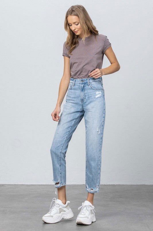 Insane Gene High Rise Tapered Jeans us.meeeshop - 