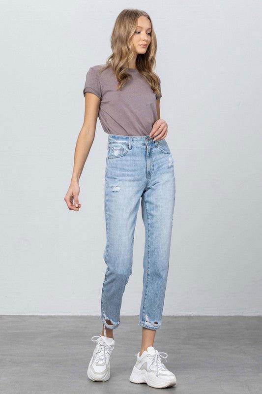 Insane Gene High Rise Tapered Jeans us.meeeshop - 