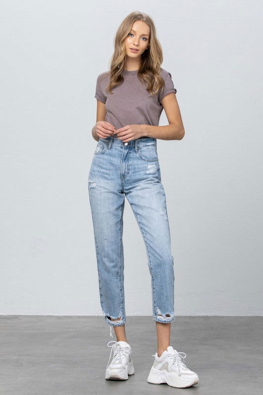 Insane Gene High Rise Tapered Jeans us.meeeshop - 