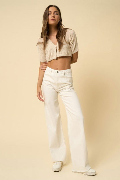 Insane Gene High Rise Wide Leg Jeans us.meeeshop - Pants