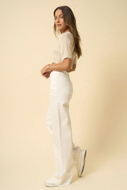 Insane Gene High Rise Wide Leg Jeans us.meeeshop - 