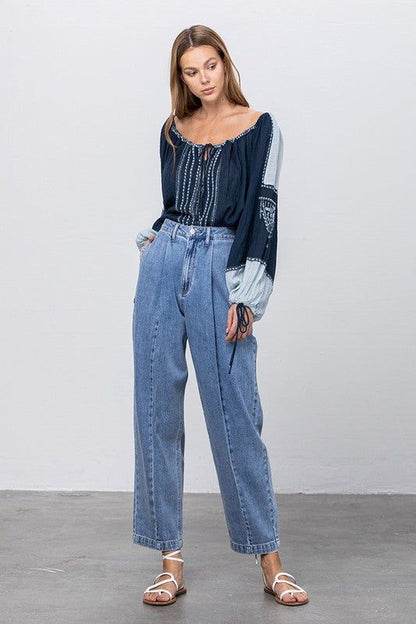 Insane Gene High Waist Slouchy Jeans us.meeeshop - Pants