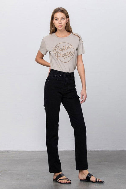 Insane Gene Jadon Ripped Mom Jeans us.meeeshop - 