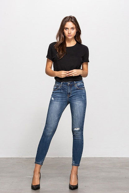 Insane Gene Mid-Rise Ankle Skinny Jeans us.meeeshop - 