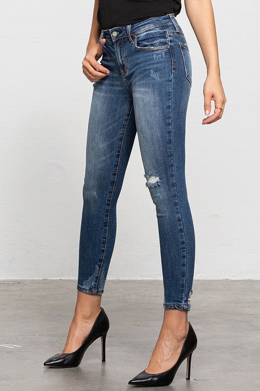 Insane Gene Mid-Rise Ankle Skinny Jeans us.meeeshop - 