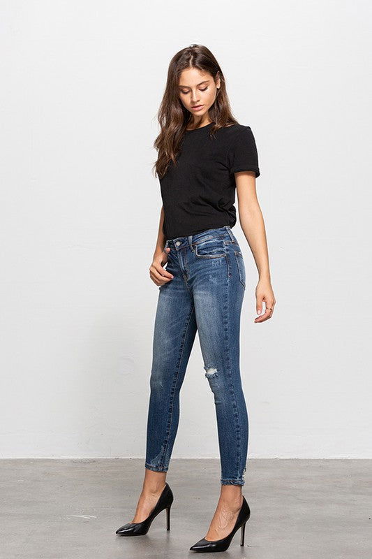 Insane Gene Mid-Rise Ankle Skinny Jeans us.meeeshop - 