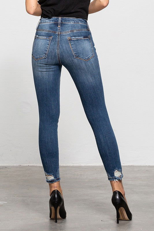 Insane Gene Mid-Rise Ankle Skinny Jeans us.meeeshop - 