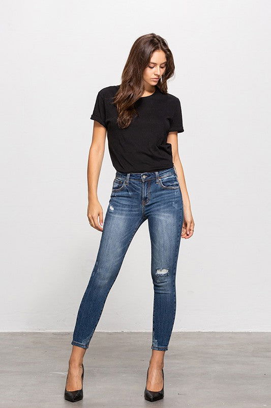 Insane Gene Mid-Rise Ankle Skinny Jeans us.meeeshop - Pants