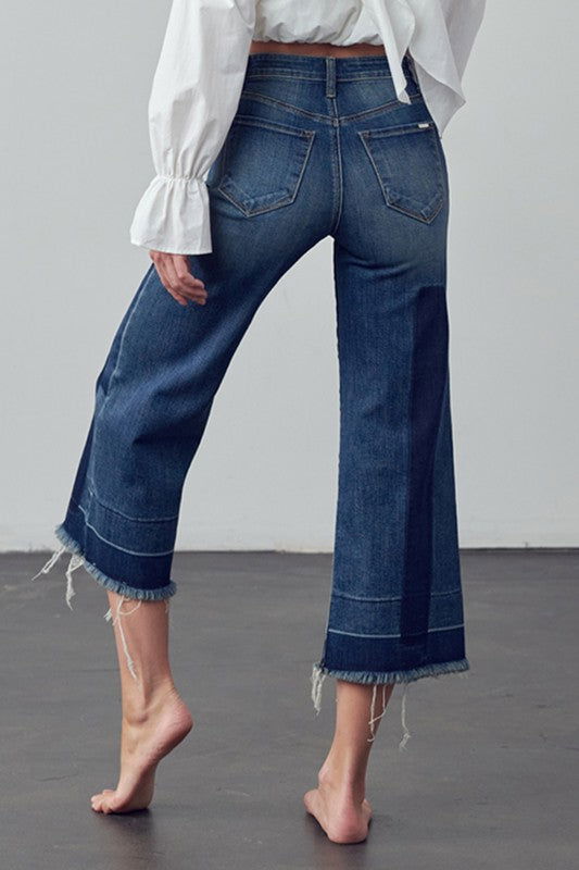 Insane Gene Mid-Rise Crop Flare Jeans us.meeeshop - 