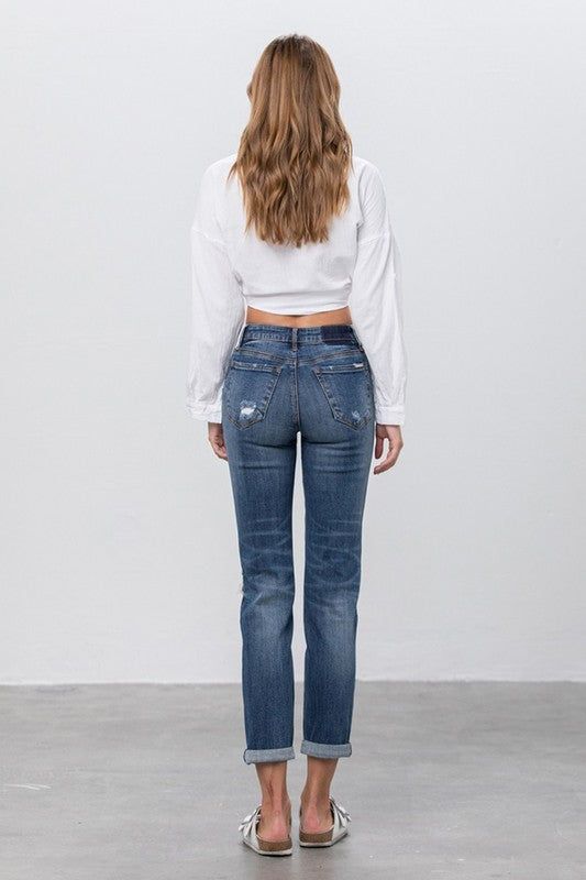 Insane Gene Mid-Rise Slim Boyfriend Jeans us.meeeshop - 