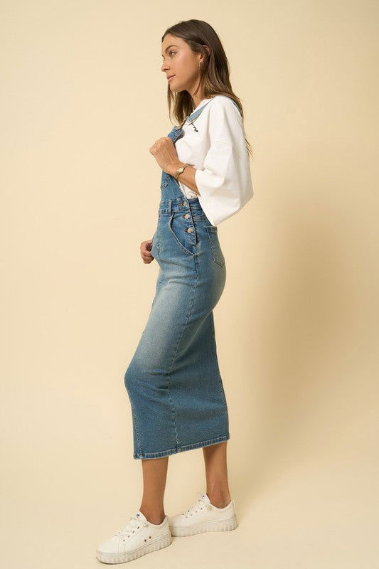 Insane Gene Overall Long Skirt us.meeeshop - 