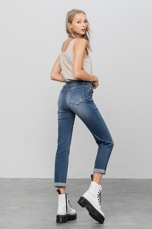 Insane Gene Slim Boyfriend Jeans us.meeeshop - 