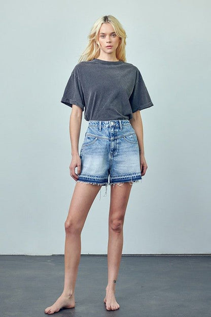 Insane Gene Super High Rise Released Hem Shorts us.meeeshop - 