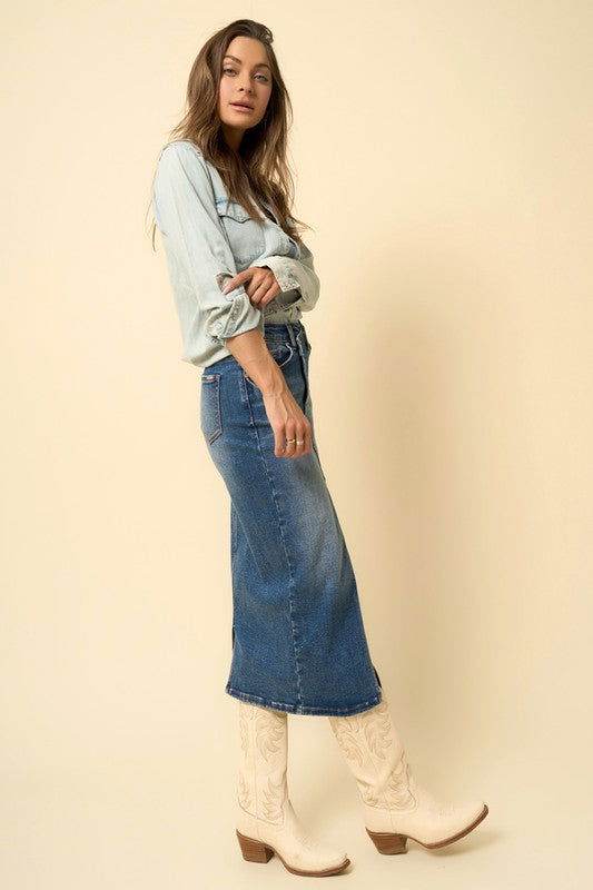 Insane Gene Crossover Midi Skirt - us.meeeshop