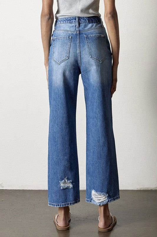 Insane Gene Estructed Straight Jeans - us.meeeshop