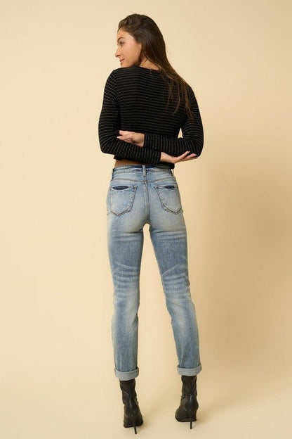 Insane Gene High-Rise Girlfriend Jeans | us.meeeshop