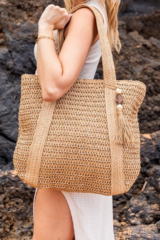 Izola Carry All Tassel Tote - us.meeeshop