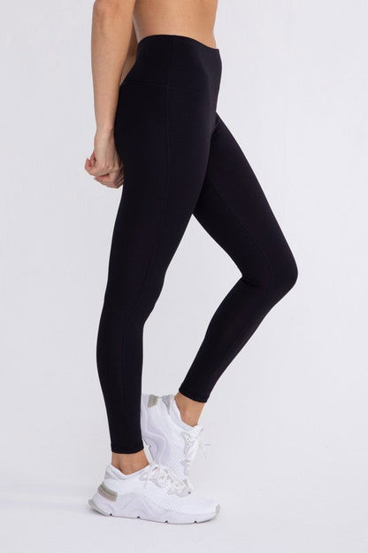 Mono B Jacquard Ribbed High-Waisted Leggings - us.meeeshop