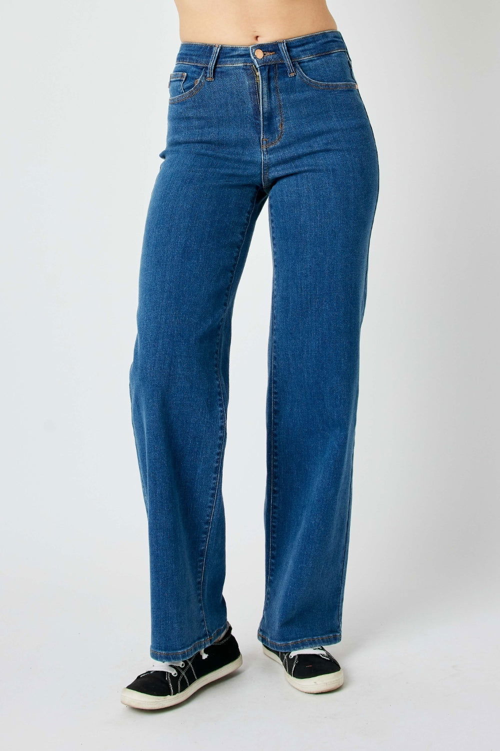 Judy Blue Full Size High Rise Straight Jeans us.meeeshop - 