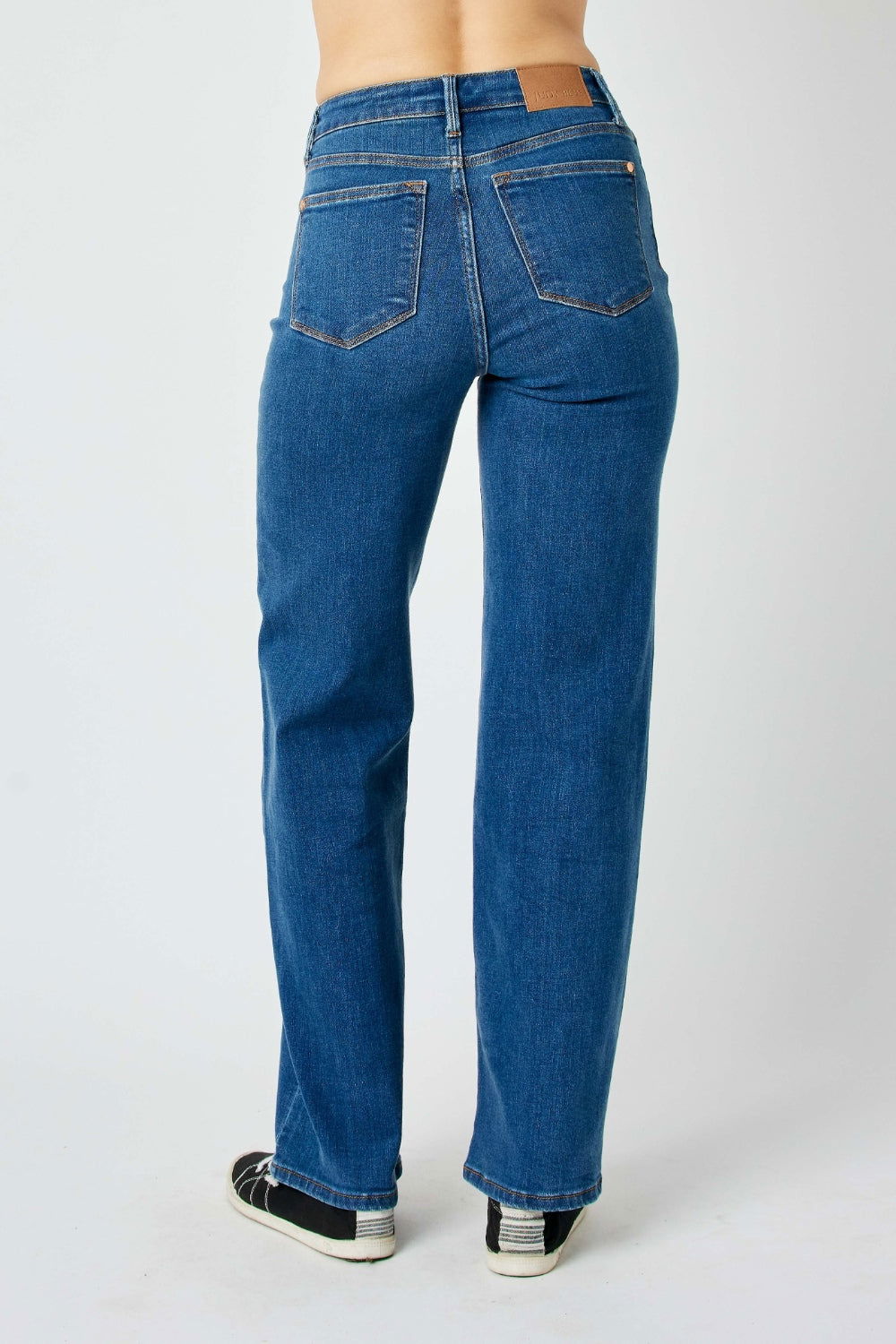 Judy Blue Full Size High Rise Straight Jeans us.meeeshop - 