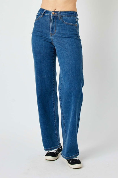 Judy Blue Full Size High Rise Straight Jeans us.meeeshop - Pants