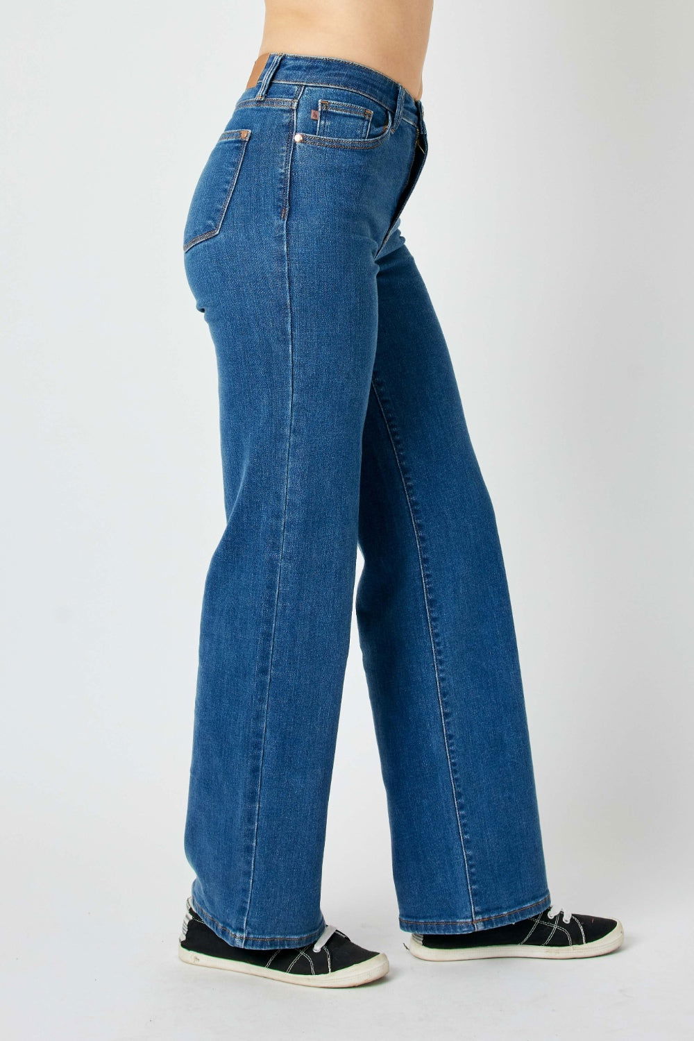 Judy Blue Full Size High Rise Straight Jeans us.meeeshop - 