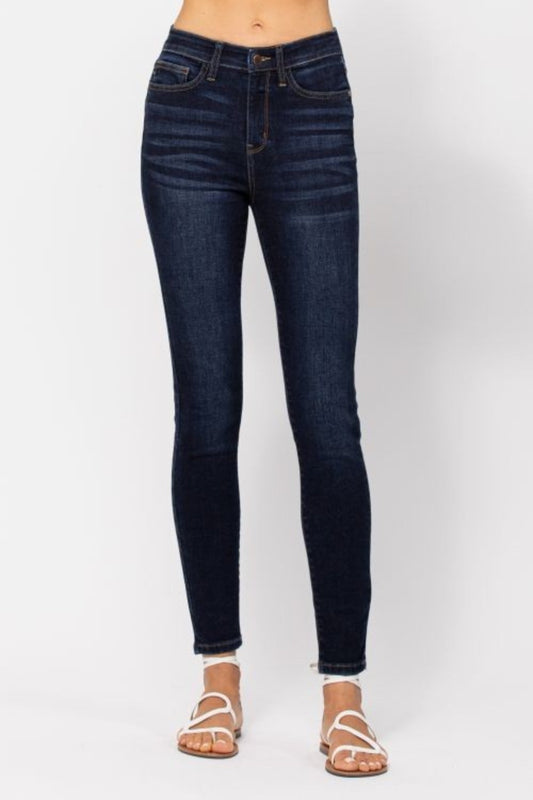 Judy Blue Full Size High Waist Handsand Skinny Jeans us.meeeshop - Pants