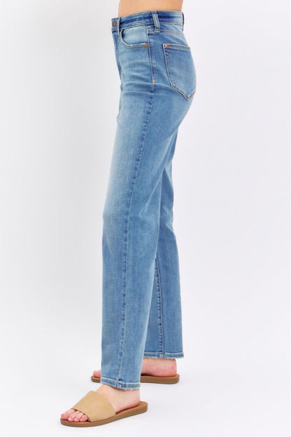 Judy Blue Full Size High Waist Straight Jeans us.meeeshop - 