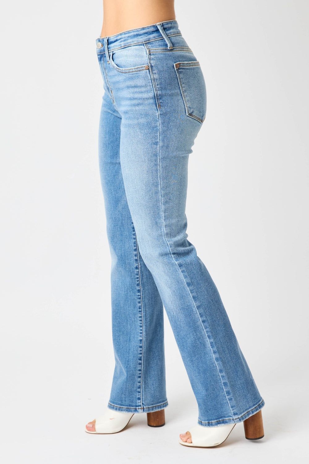 Judy Blue Full Size High Waist Straight Jeans us.meeeshop - 