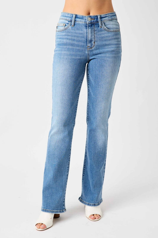 Judy Blue Full Size High Waist Straight Jeans us.meeeshop - Pants