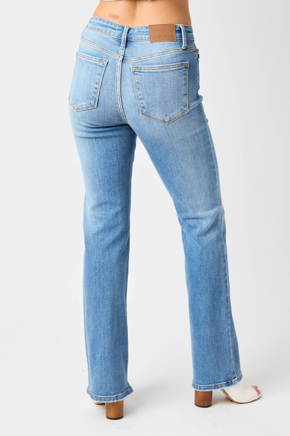 Judy Blue Full Size High Waist Straight Jeans us.meeeshop - 