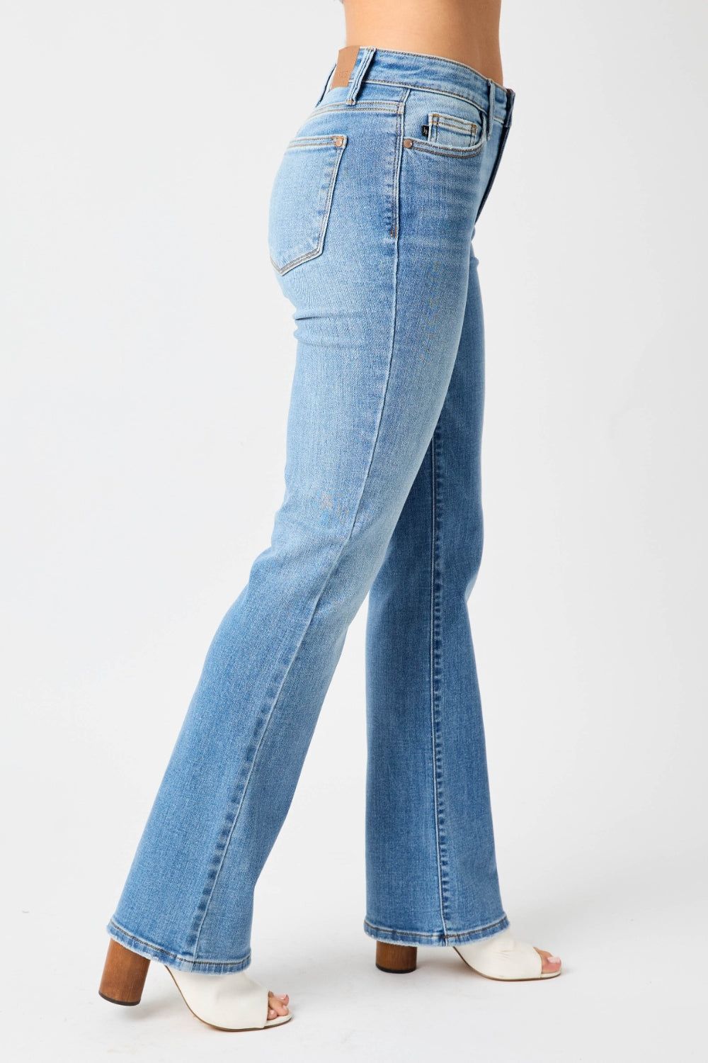 Judy Blue Full Size High Waist Straight Jeans us.meeeshop - 