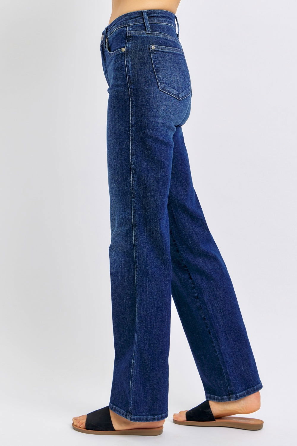 Judy Blue Full Size High Waist Tummy Control Straight Jeans us.meeeshop - 