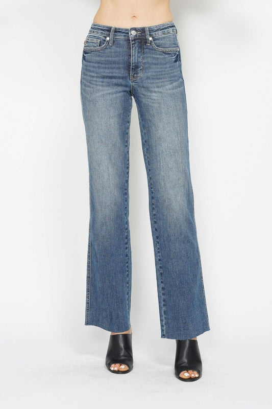 Judy Blue Full Size Tummy Control Straight Jeans us.meeeshop - Pants