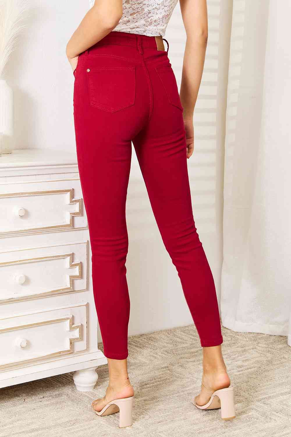 Judy Blue High Waist Tummy Control Skinny Jeans us.meeeshop - 