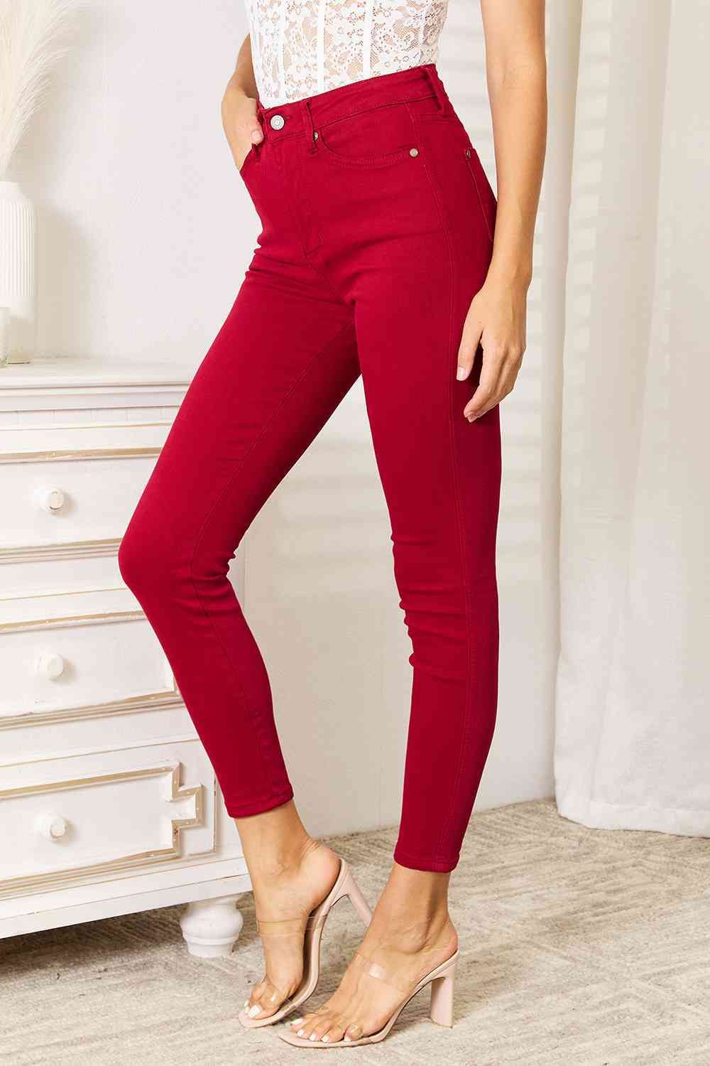 Judy Blue High Waist Tummy Control Skinny Jeans us.meeeshop - 