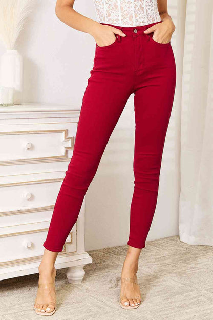 Judy Blue High Waist Tummy Control Skinny Jeans us.meeeshop - 