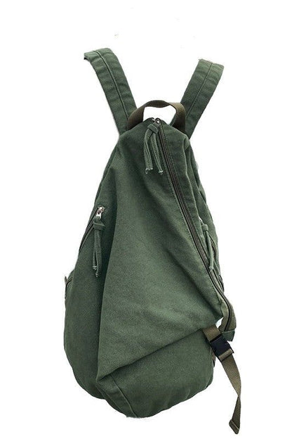 Kai Asymmetric Canvas Backpack - us.meeeshop