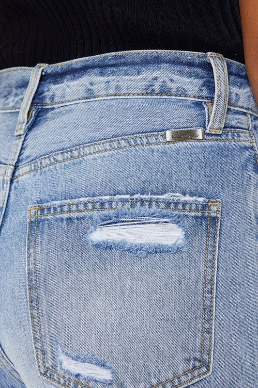 Kan Can USA High Rise 90's Boyfriend Jeans us.meeeshop - 