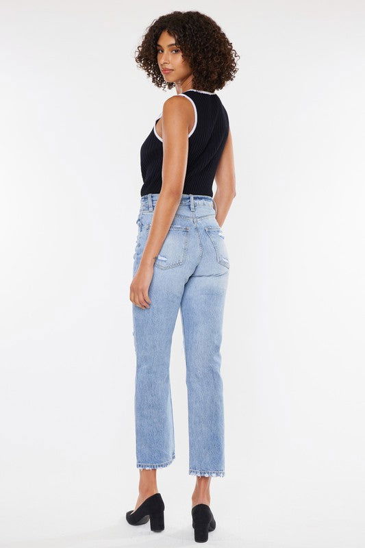 Kan Can USA High Rise 90's Boyfriend Jeans - us.meeeshop