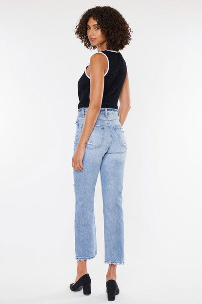 Kan Can USA High Rise 90's Boyfriend Jeans us.meeeshop - 