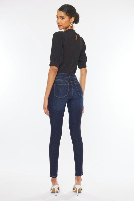 Kan Can USA Mid Rise Basic Super Skinny Jeans us.meeeshop - 