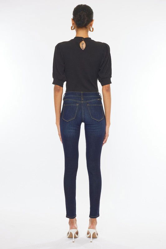 Kan Can USA Mid Rise Basic Super Skinny Jeans us.meeeshop - 