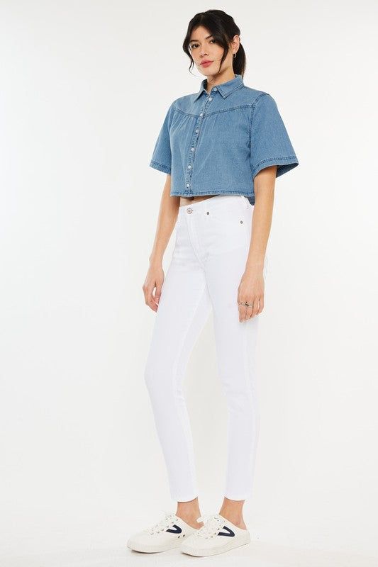 KanCan High Rise Ankle Skinny Jeans us.meeeshop - 