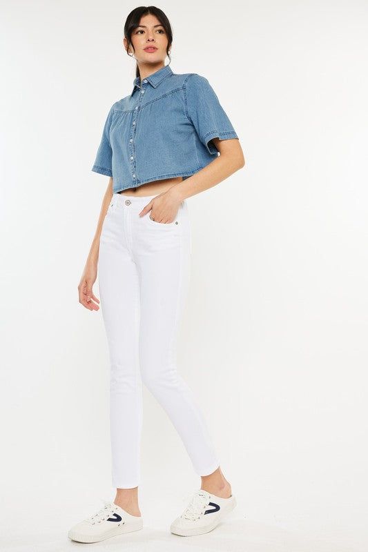 KanCan High Rise Ankle Skinny Jeans us.meeeshop - 